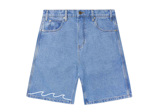 World Burner Jorts | Heavyweight Denim Streetwear Shorts by Aggro Apparel